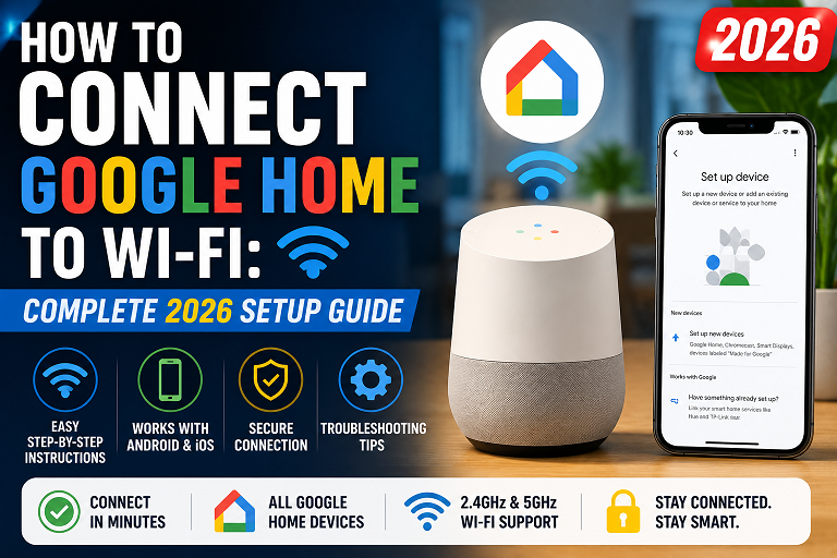 How to Connect Google Home to Wi-Fi